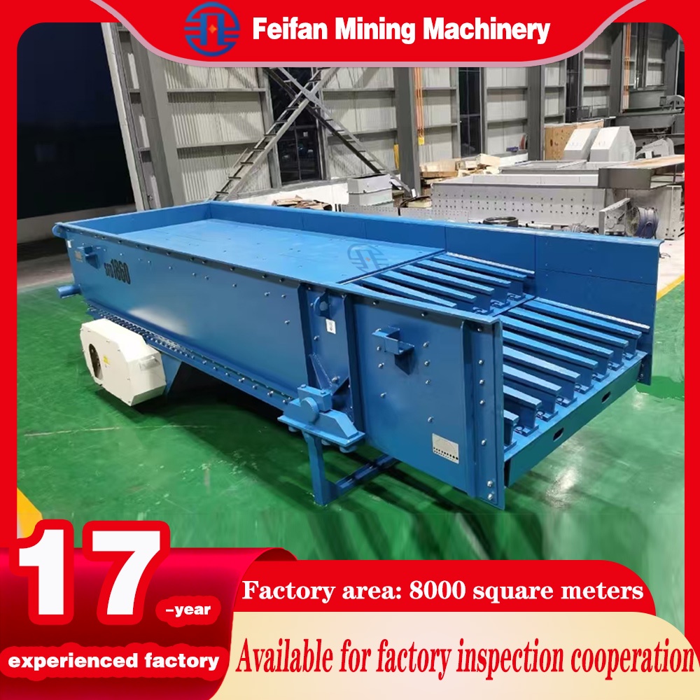 OEM Stable Operation Anti-Vibration Machine With Thickened Hopper For Hard Rock And Granite Material Feeding Machine