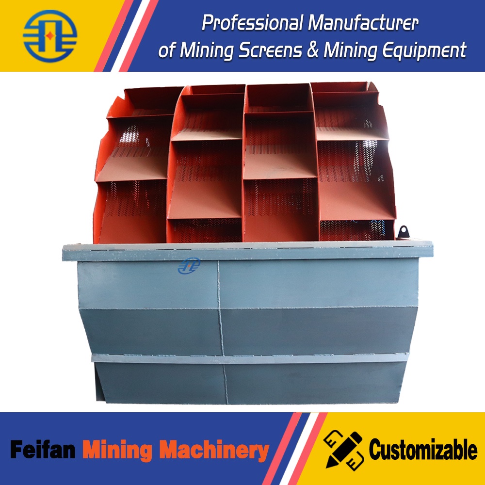 FEIFAN High Capacity Double Wheel Sand Washing Equipment For Quarry Mining Construction With CE ISO Certification Custom Wheel Sand Washer