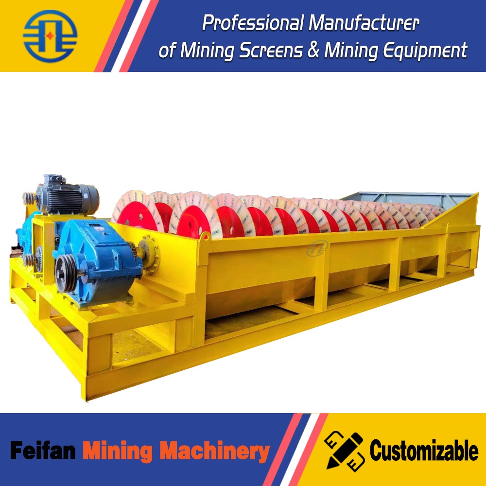 OEM Spiral Sand Washer for Mine Tailings Sand Recovery with High Cleaning Efficiency and Water Recycling System Machine  