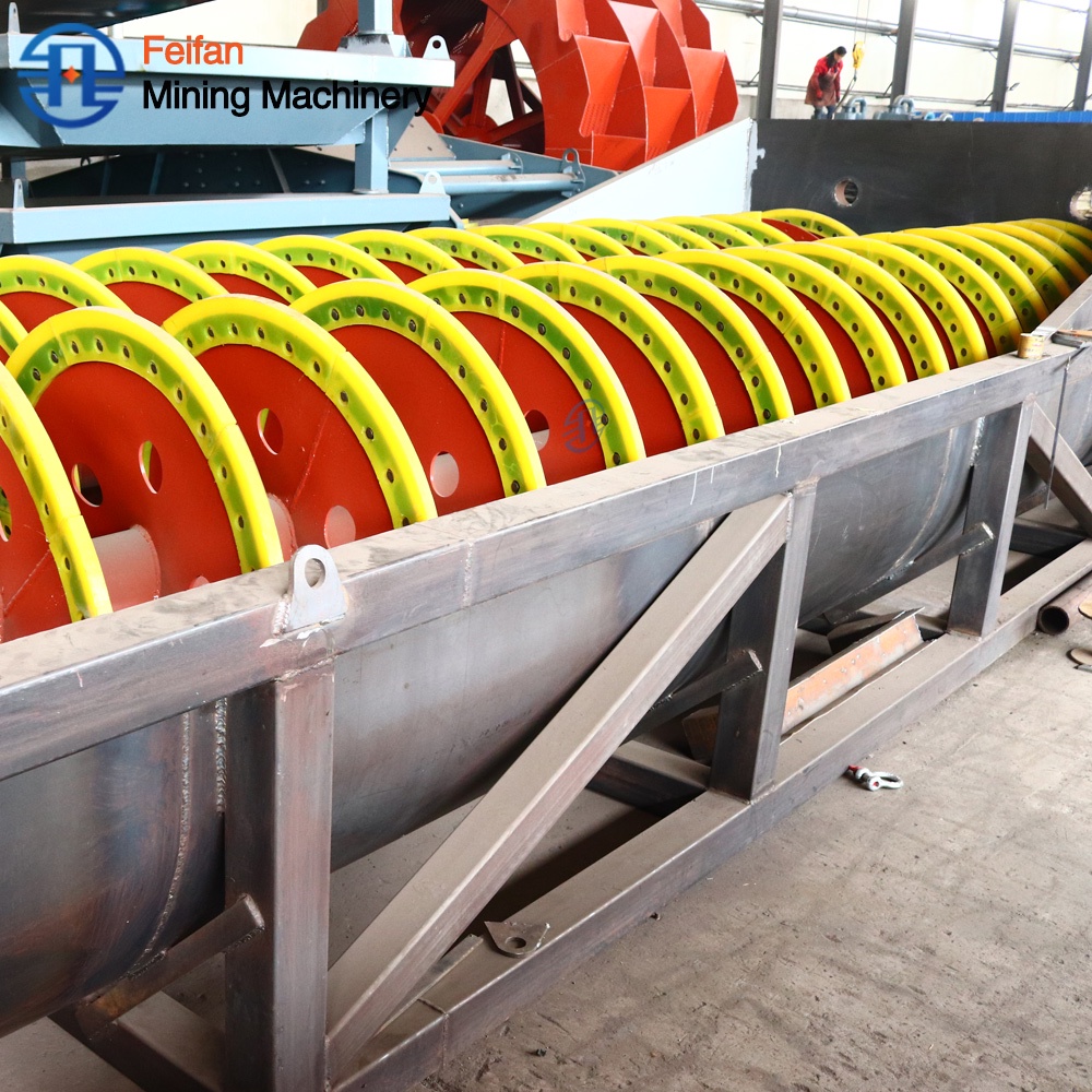 FEIFAN 2FG15 High Capacity Mine Tailings Washing Equipment with Double Spiral Structure and Long Service Life Spiral Sand Washer