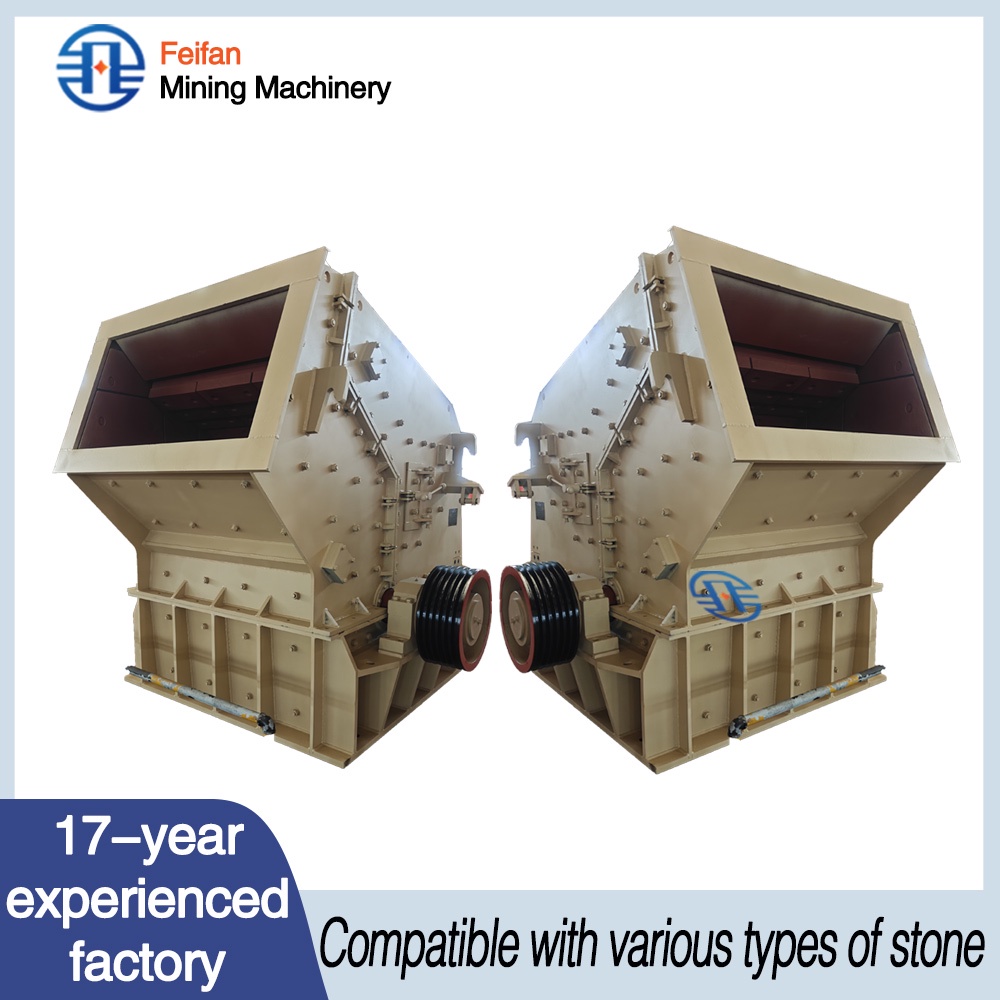 FEIFAN HD Type Excellent Particle Shape Fine Sand Gravel Aggregate Road Base Material Production Impact Crusher