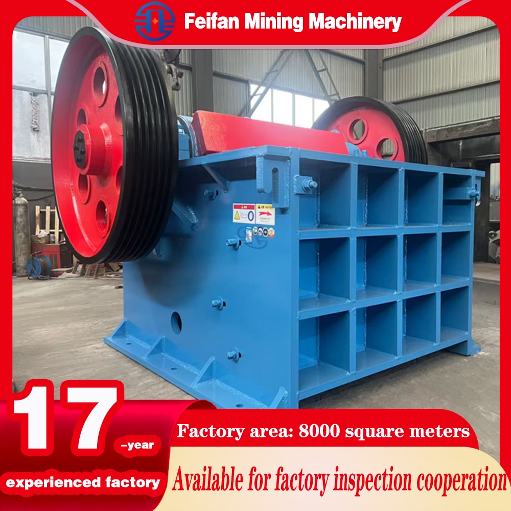 OEM PXE Series Jaw Crusher Automatic Grease System, High Manganese Steel Jaws, For Traprock Or Quartzite Primary Crushing Line Machine