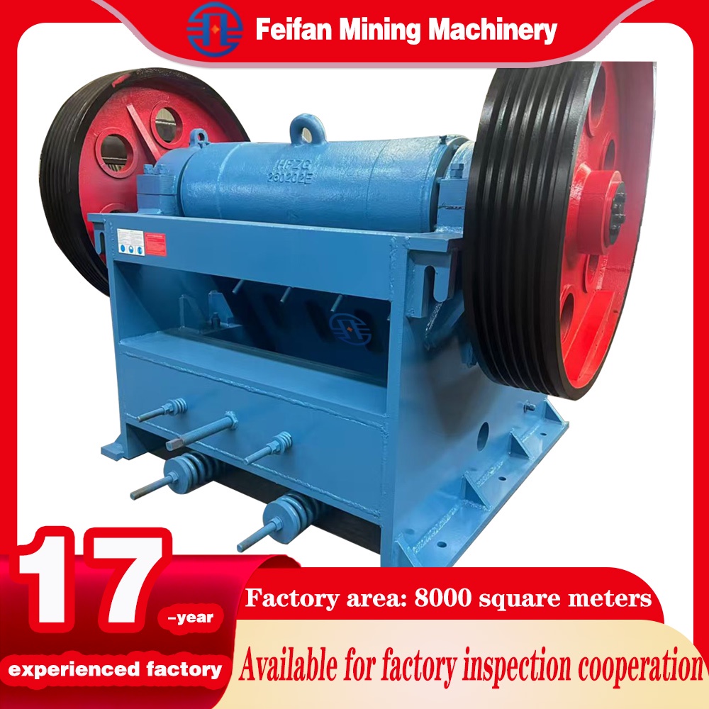 FEIFAN PXE Jaw Crusher With Replaceable Liner Plates, Fast Wedge Adjustment, 100-800 Mm Output, For Aggregate & Sand Making Plant Crusher