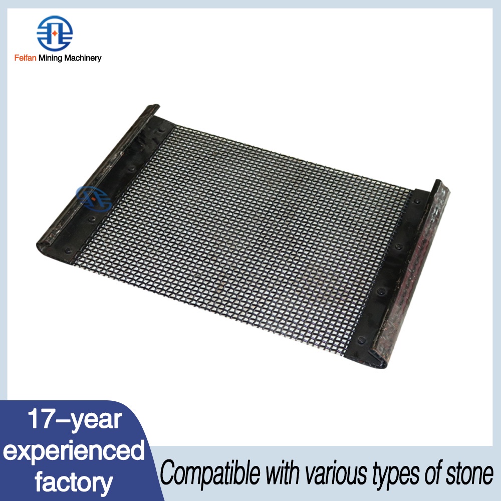 Lifting Aggregate Finished Output Inside Complete Quarry Aggregate Grading Screening Production Lines Woven Screen Mesh