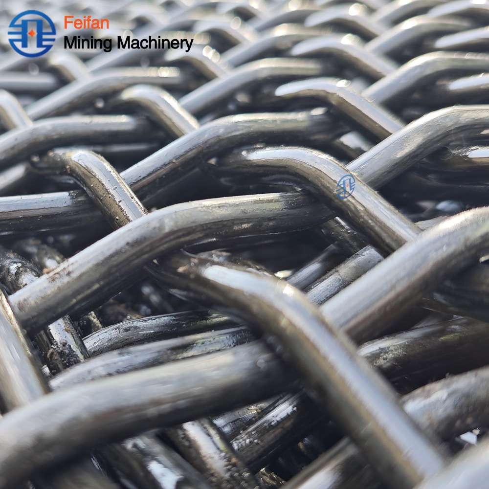 Lifting Aggregate Finished Output Inside Complete Quarry Aggregate Grading Screening Production Lines Woven Screen Mesh