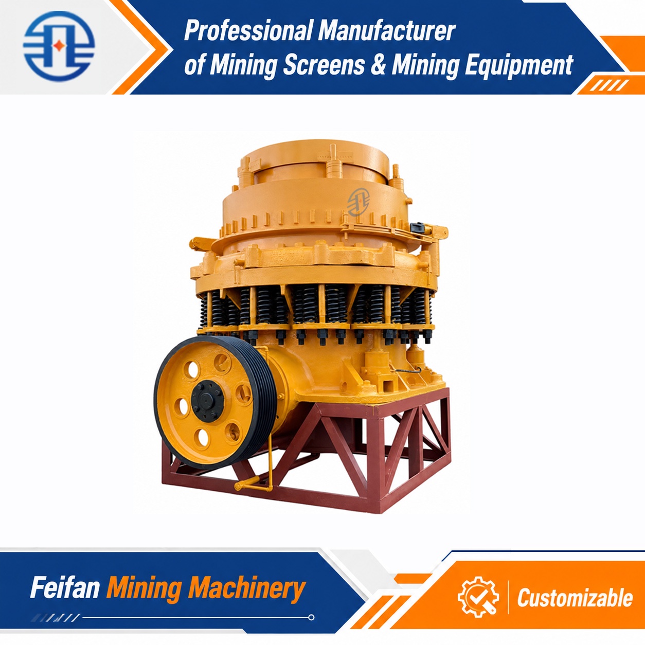 OEM High Precision Machining Cone Crusher With Tight Fitting For Stable Crushing Performance Crusher