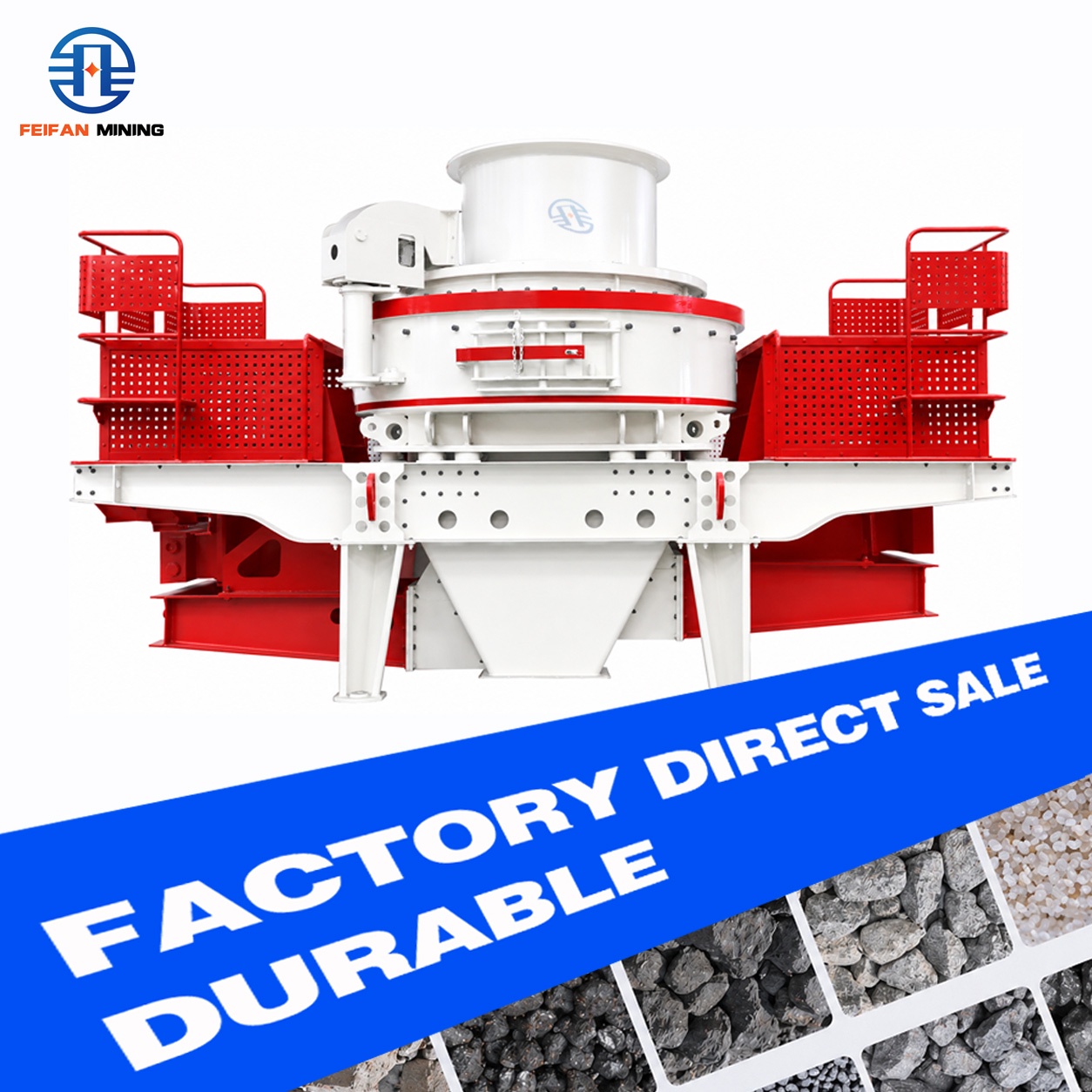 OEM Reliable Automatic Lubrication HX-10 With Annular Liner And 50-500t/h Capacity For Mine Waste Reprocessing And Glass Aggregate Machine