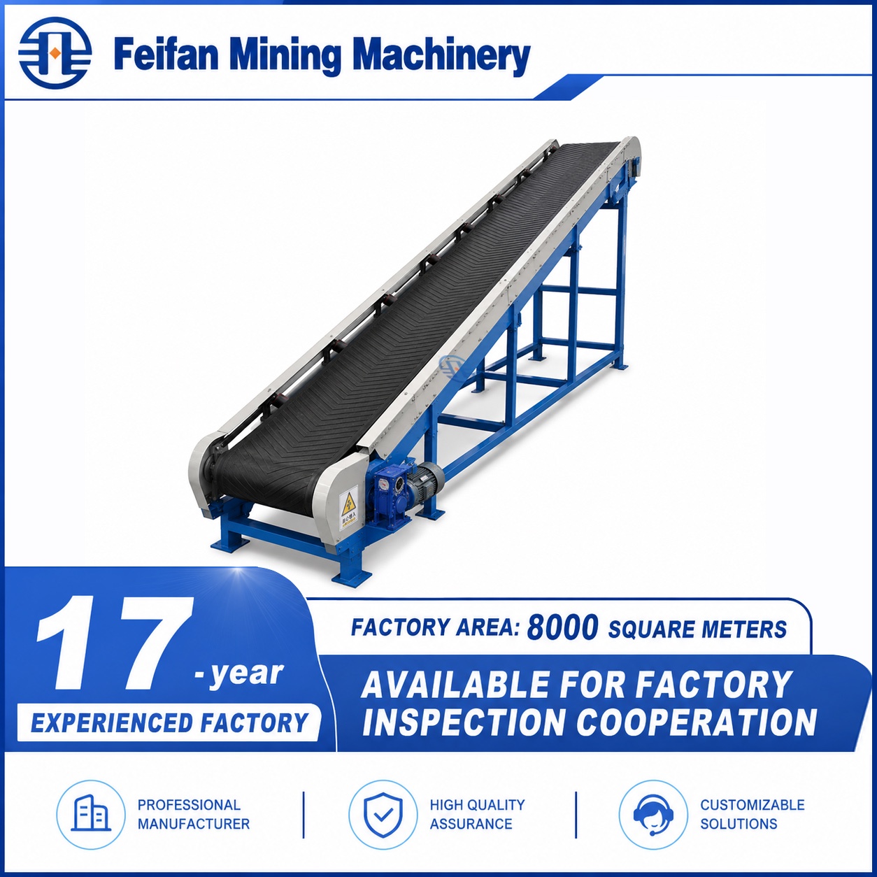 Thick Rubber Belt Conveyor | Delivery Equipment for Hard Rock, Stone Crushing Plant