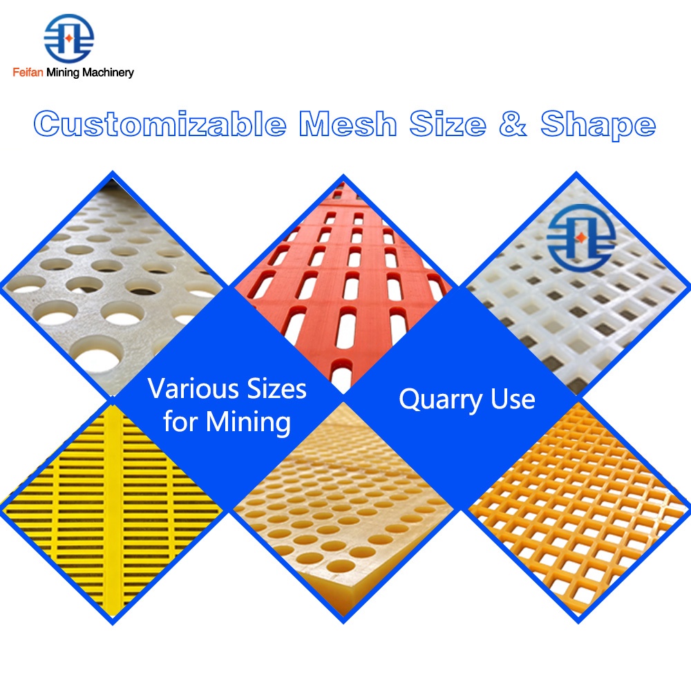 OEM manganese steel quarry mining screen mesh crimped wire crusher vibrating screen mesh