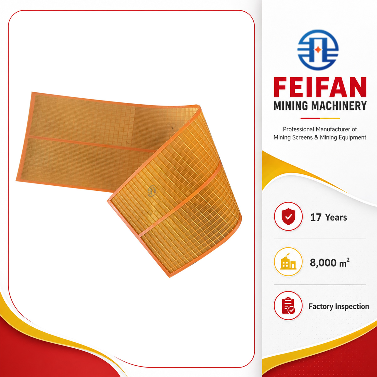 FEIFAN OEM Quarry Wire Mesh Screen for Mining Stone Crusher Sand Gravel Vibrating Sieve mesh