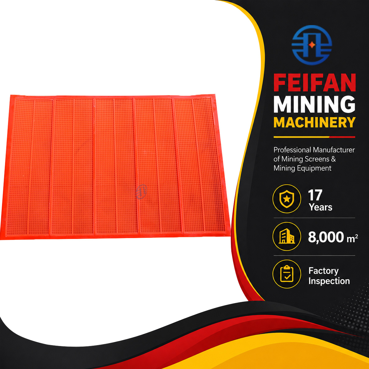 FEIFAN OEM Screening Mesh for Mining Rice Screening Mesh Making Machine Quarry Mining Production mesh