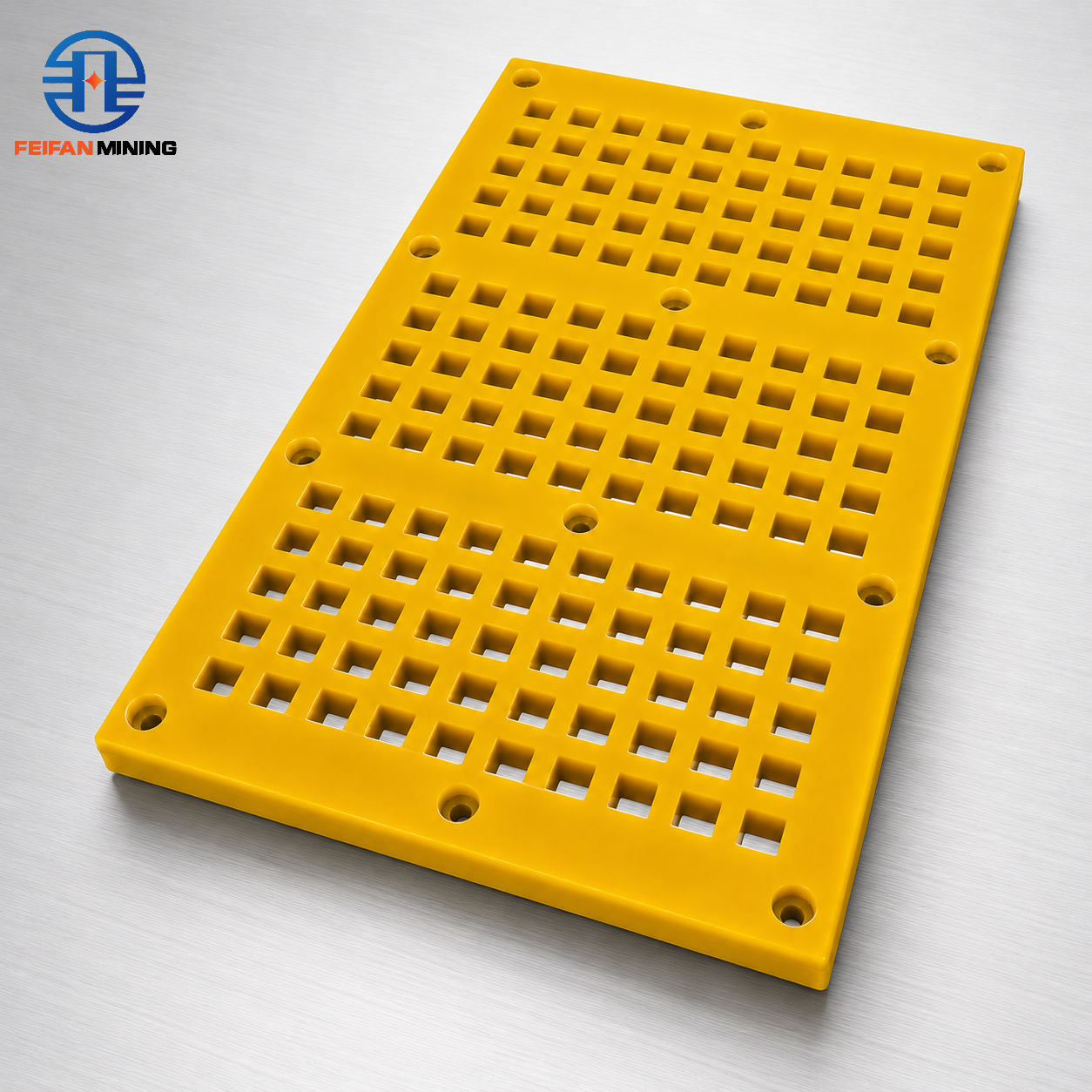 FEIFAN OEM Custom Aperture Panel for Crusher Screening Polyurethane Vibrating Screen Mesh-(1)