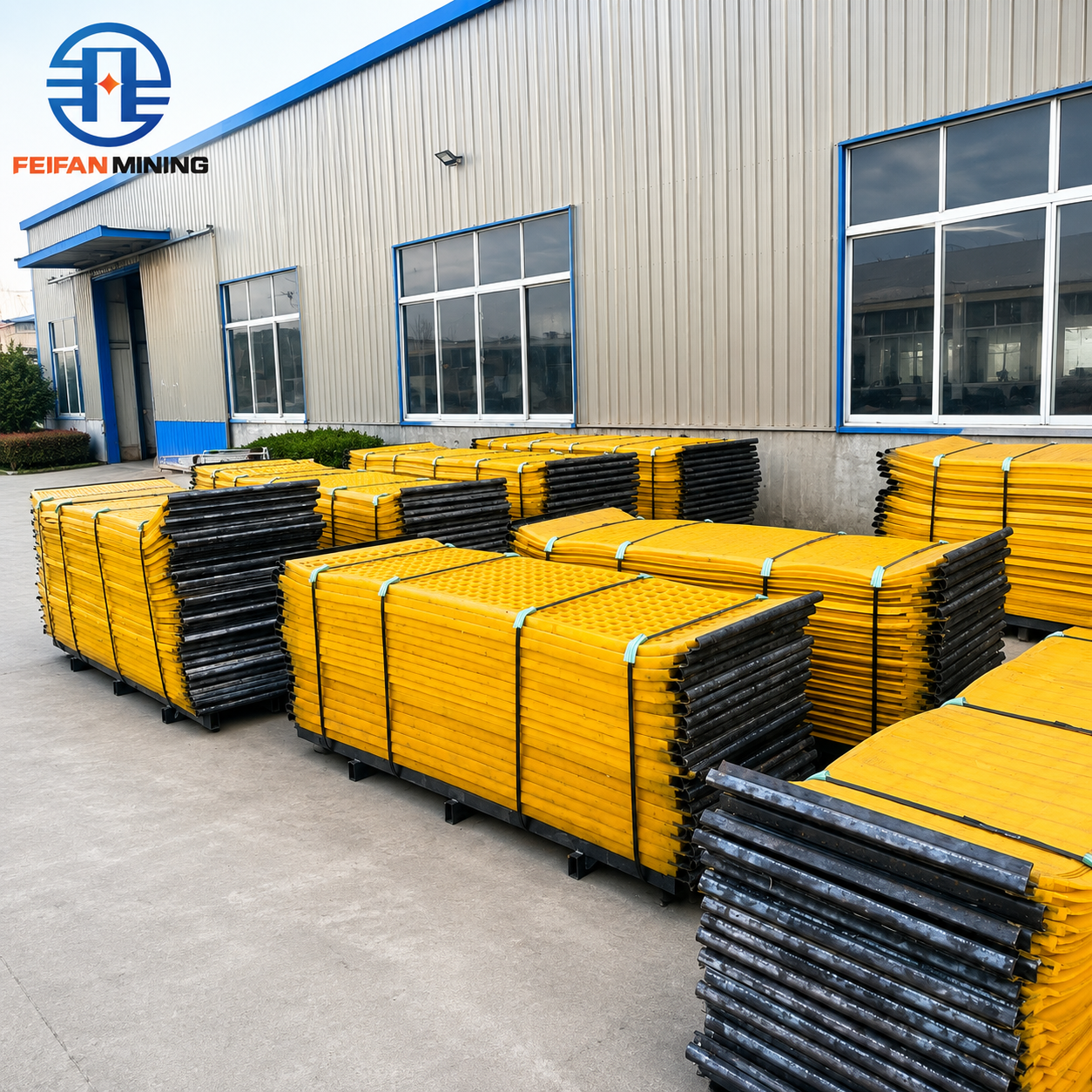 FEIFAN OEM Custom Urethane Screen Panels Manufacturer for Quarry Mining Aggregate Plant Vibrating Screen Spare Parts
