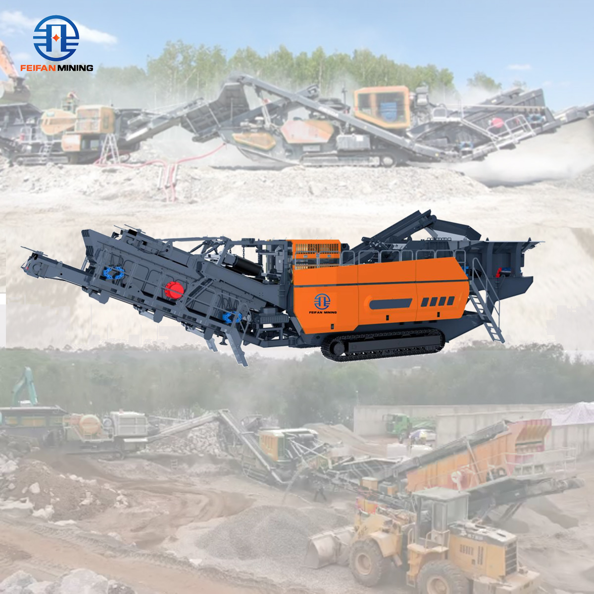Reliable Crawler Impact Crushing Machine For Concrete Demolition Waste Recycling Mobile Impact Crusher