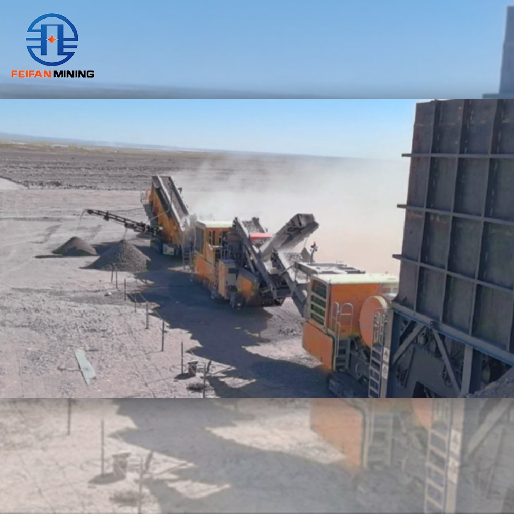 Flexible Crawler Rock Processing Machine For Mining Quarry And Road Construction Mobile Crushing Station