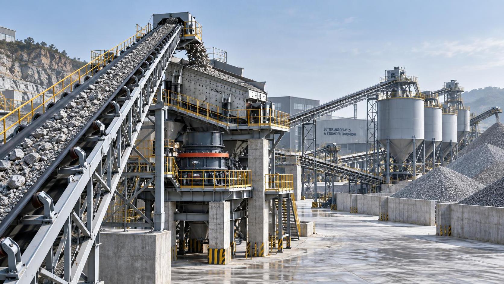 Comment un convoyeur à bande incliné transporte les granulats dans une usine de traitement Comment un convoyeur à bande incliné transporte les granulats dans une usine de traitement