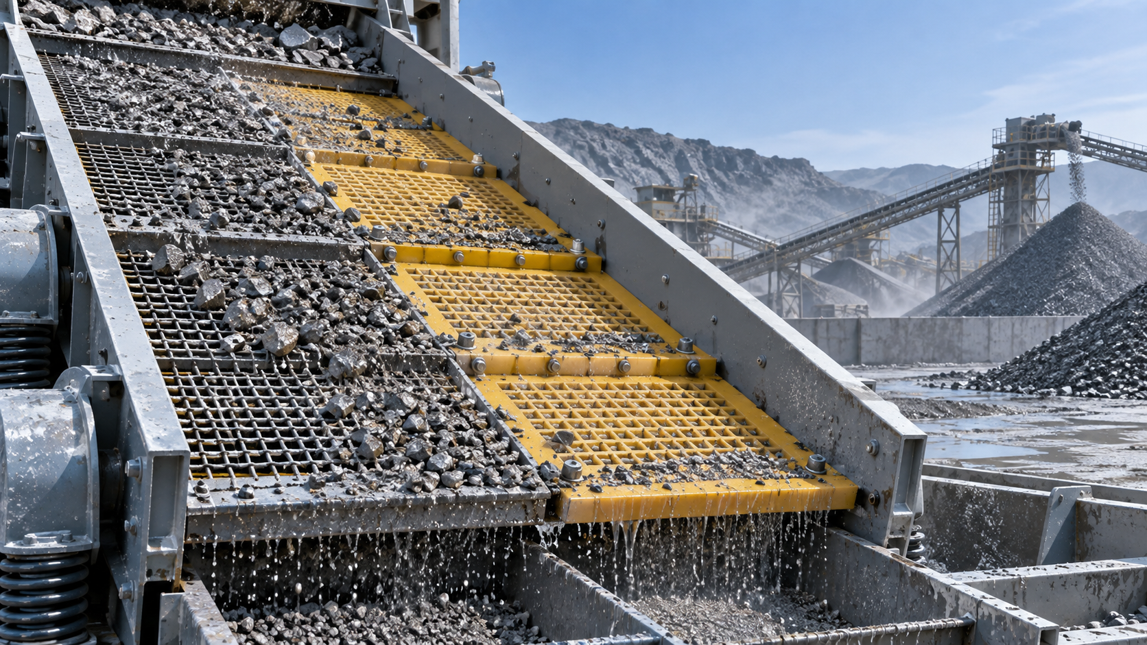 Choisir des toiles de criblage minier pour les minerais abrasifs, une forte humidité et les séparations fines Choisir des toiles de criblage minier pour les minerais abrasifs, une forte humidité et les séparations fines