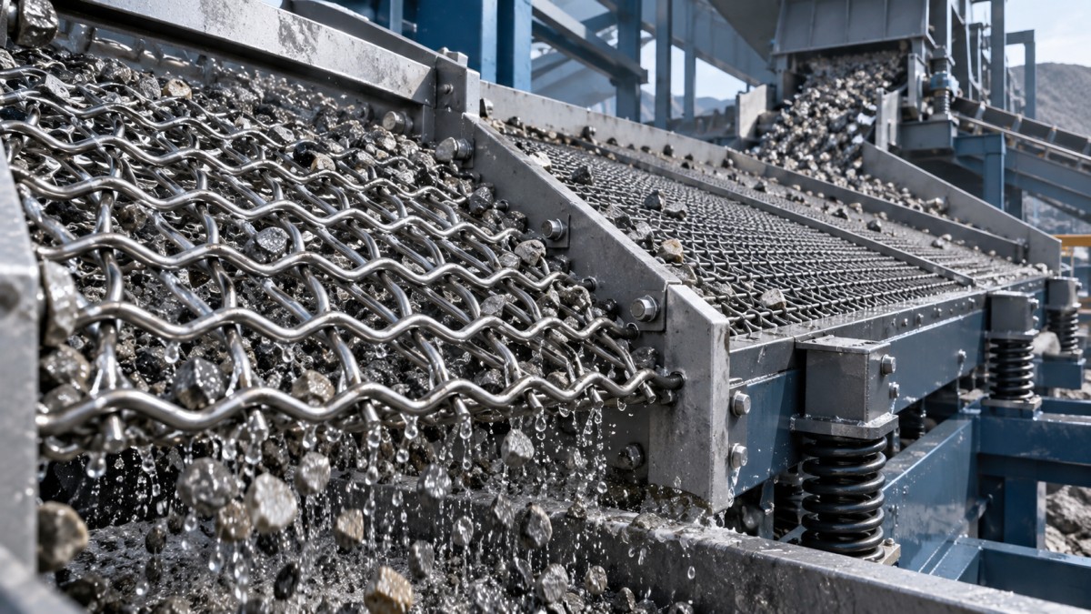 Woven Wire or Self-Cleaning Mining Screen Mesh: Which Reduces Blinding? Woven Wire or Self-Cleaning Mining Screen Mesh: Which Reduces Blinding?