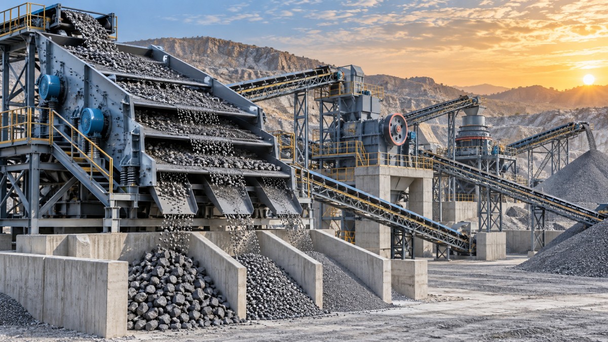 Choisir un crible vibrant pour le traitement de carrières et de granulats à grande capacité
