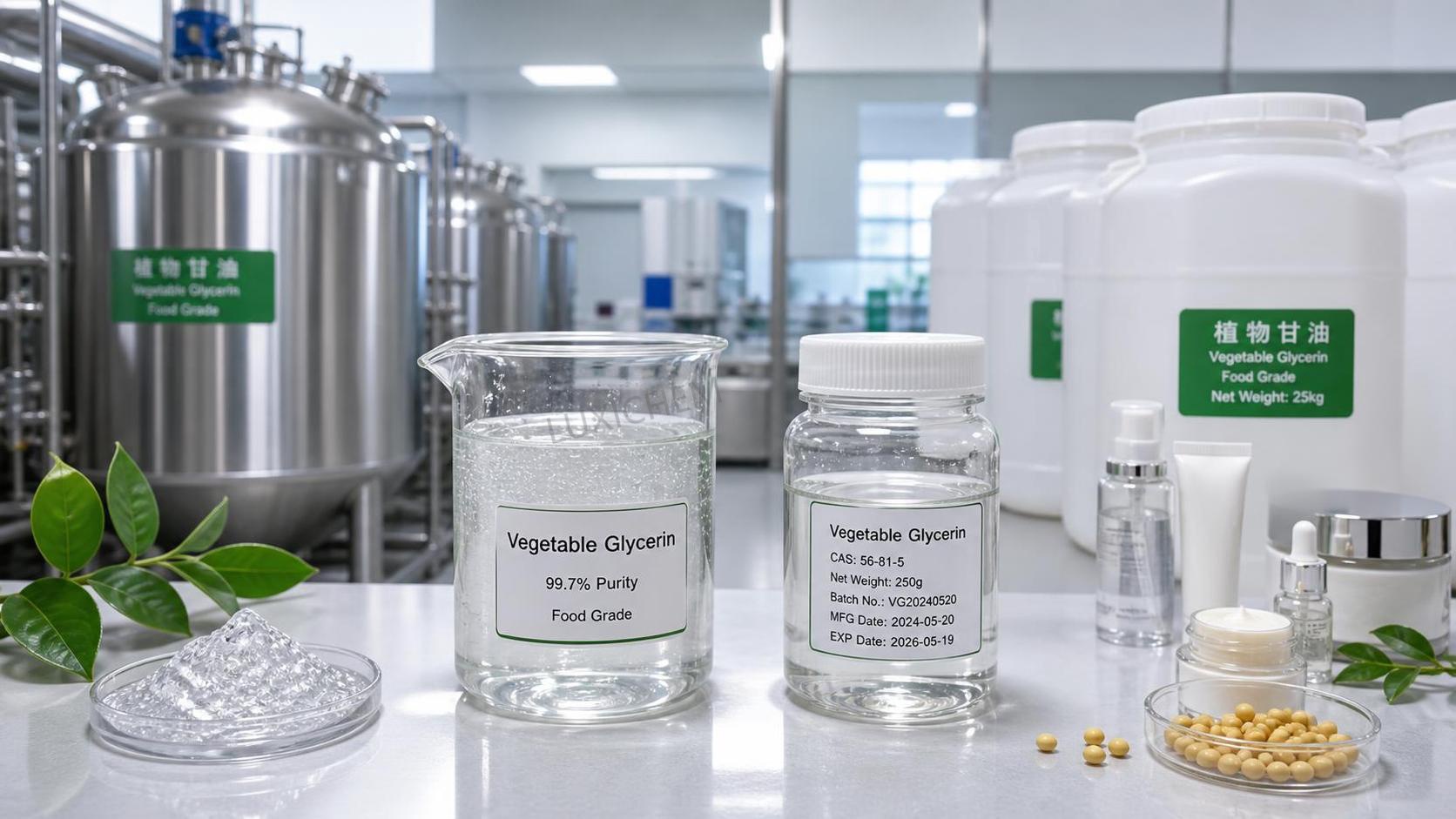 食品・化粧品用植物性グリセリン：購入者がまず確認すべきポイント