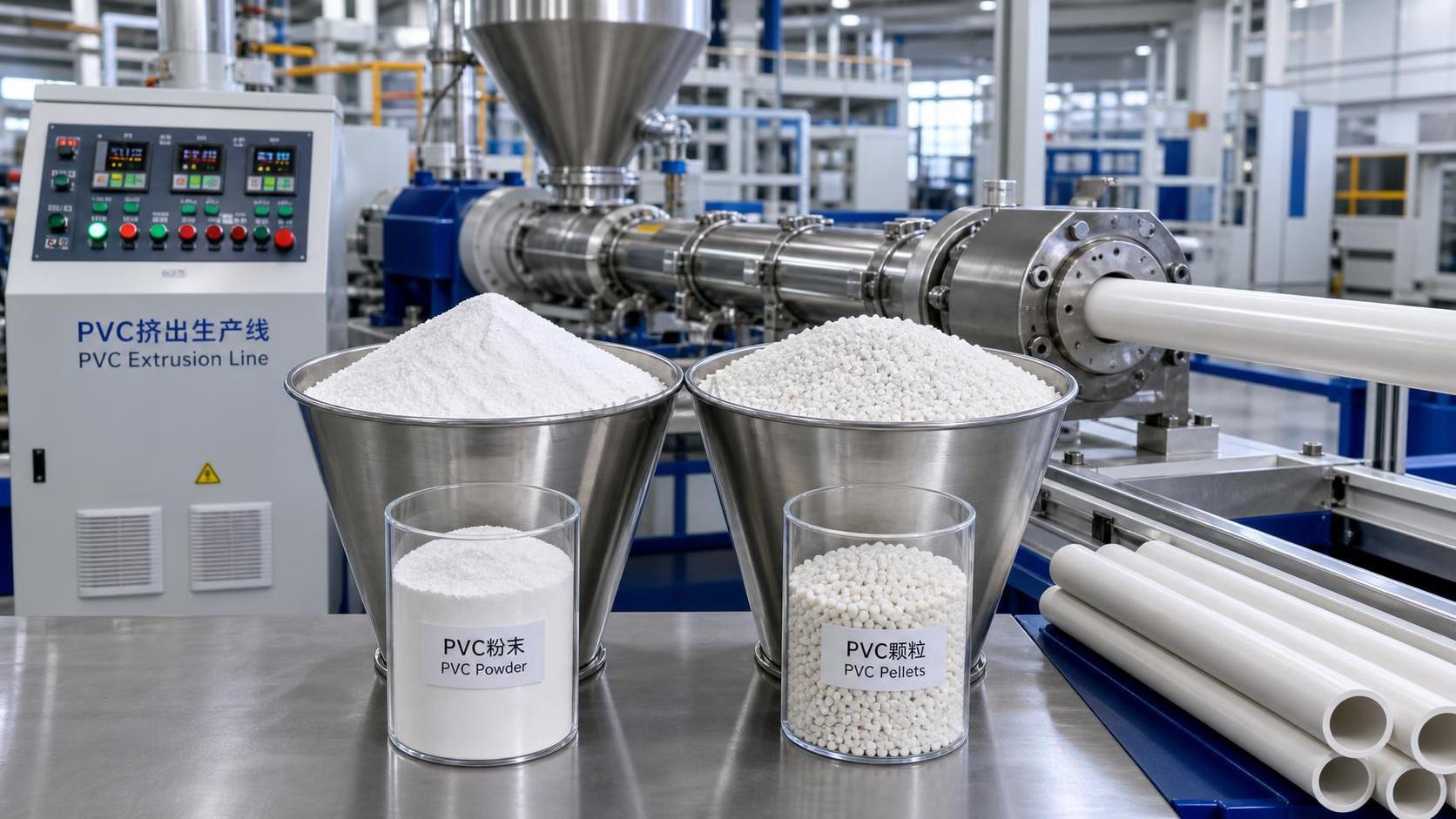 Granulés de PVC ou poudre de PVC : quelle forme convient le mieux à votre procédé d’extrusion ?