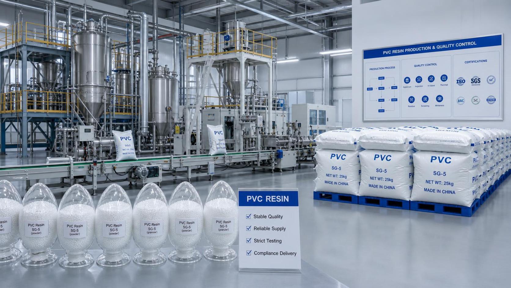 O que verificar antes de aprovar um novo fabricante de resina de PVC