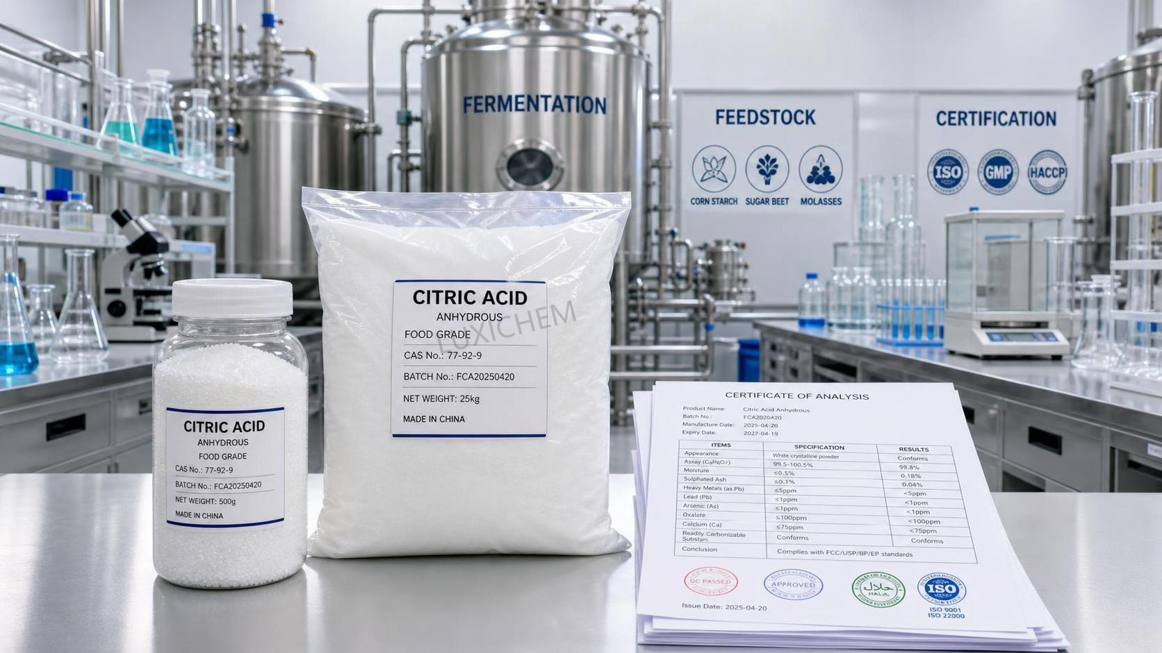 ¿Es orgánico el ácido cítrico? Lo que los compradores deben saber sobre su origen y certificación
