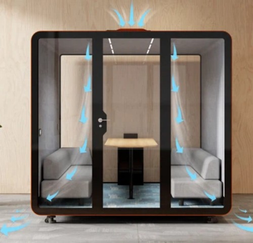 How to size an office privacy pod for comfortable seated work