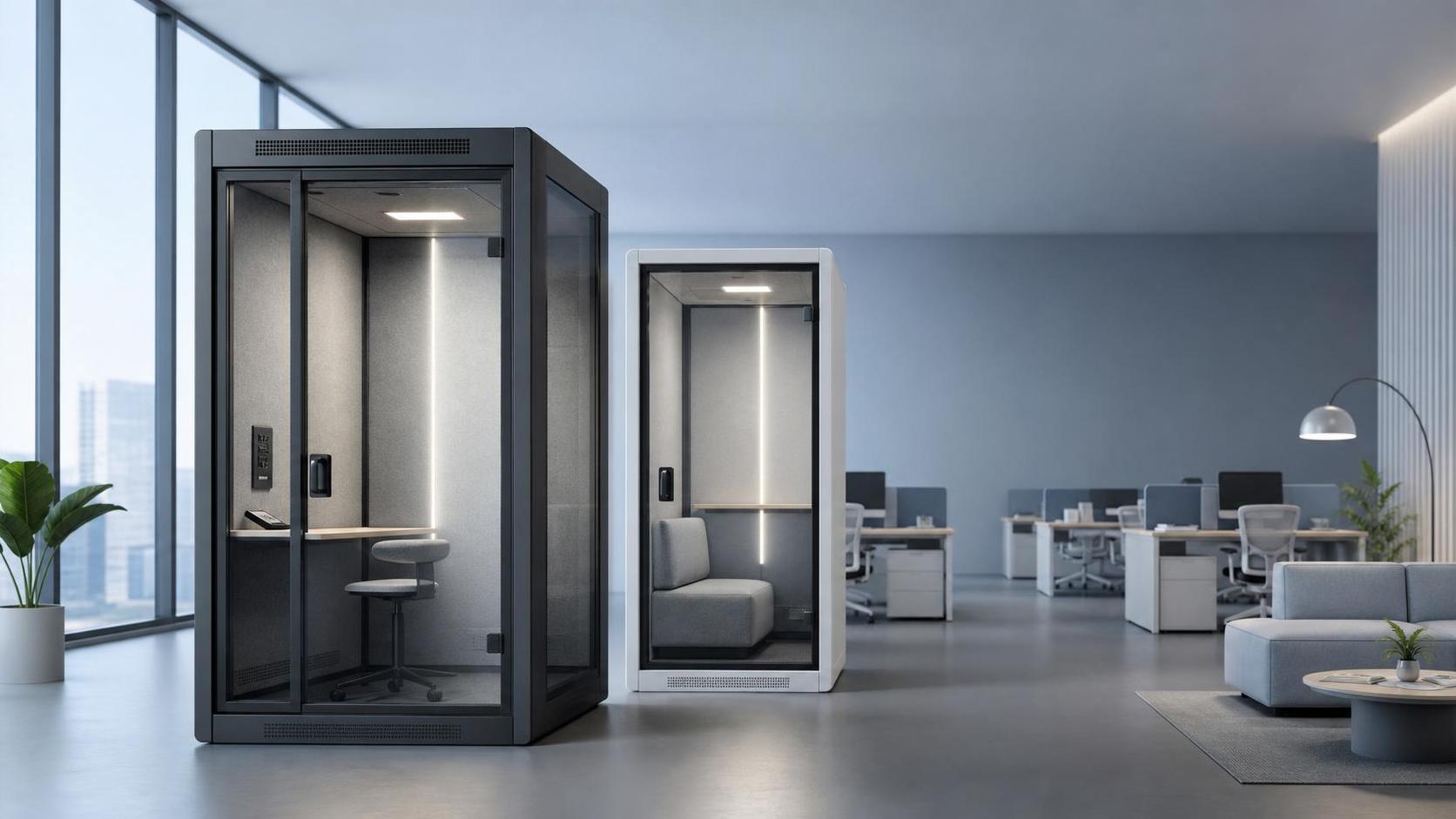 Open Office Phone Booth: How Much Noise Can It Block?