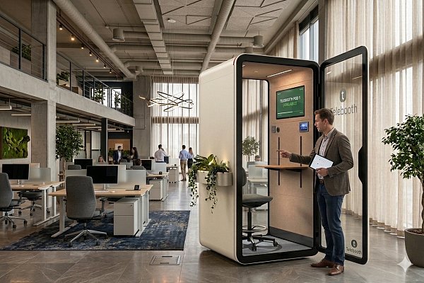 The Micro-Architectural Balance: Why the Future of Acoustic Pods is Form-Fittingly Boxy, but Elegantly Curved