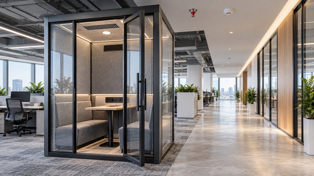 Office Phone Booths and Fire Safety: Questions to Resolve Before Installation Cabines téléphoniques de bureau et sécurité incendie : questions à résoudre avant l’installation