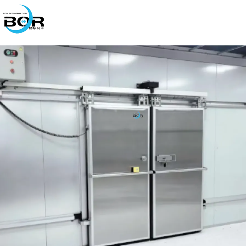 Electric sliding door (specifically for cold storage)