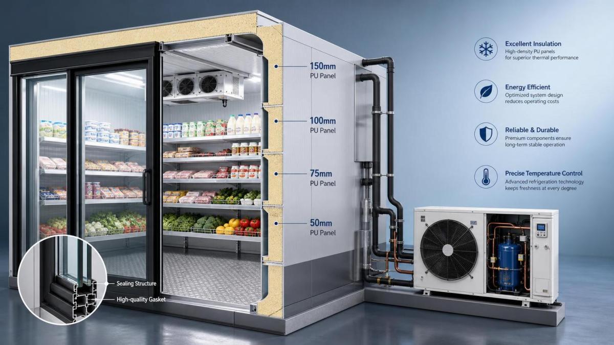 How to Compare Display Cold Room Insulation Thickness for Energy Control How to Compare Display Cold Room Insulation Thickness for Energy Control