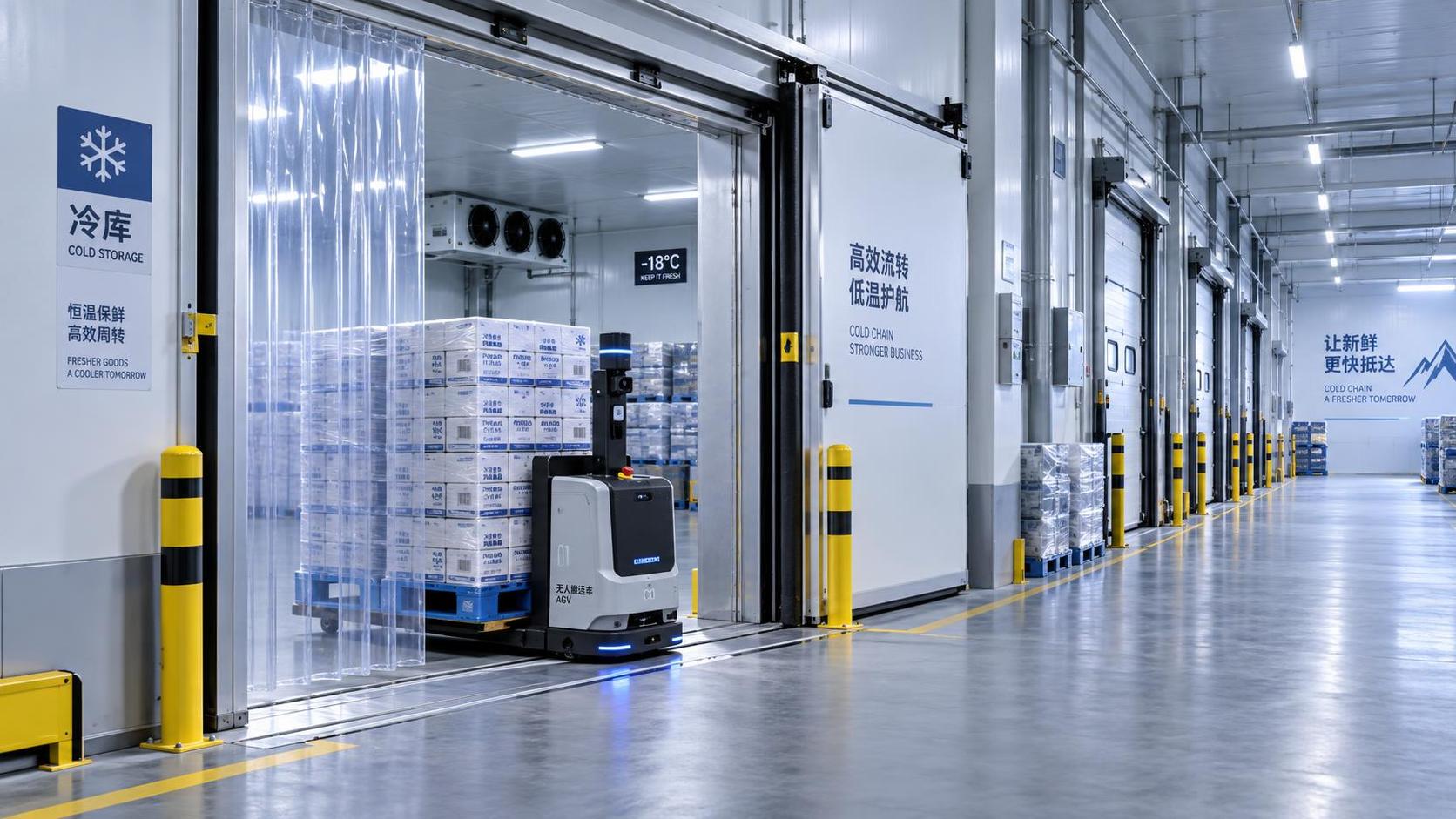 Selecting cold room door size for high-turnover loading areas