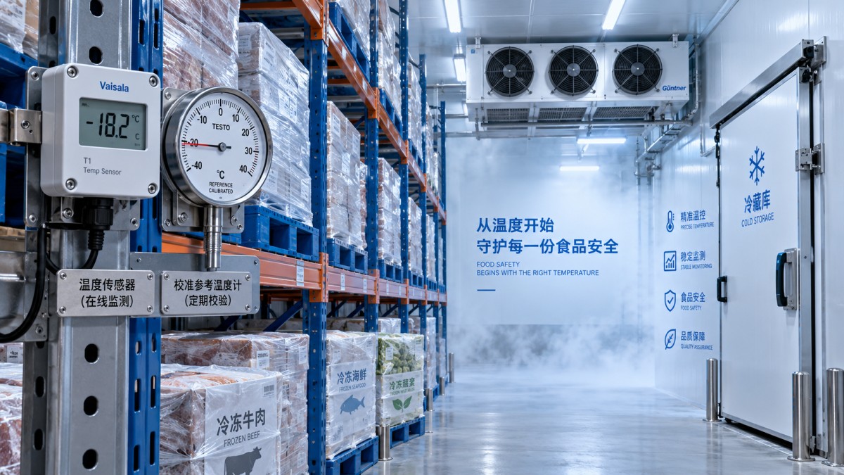 How to verify cold room temperature sensors before an audit Comment vérifier les capteurs de température d'une chambre froide avant un audit