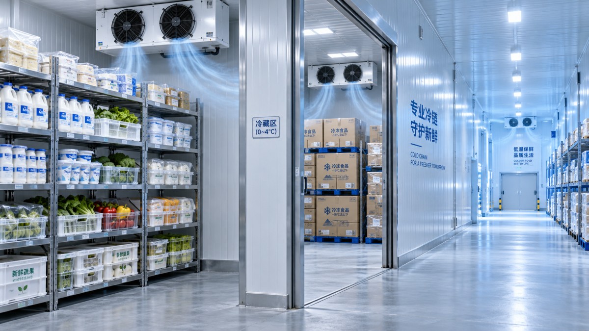 Can one cold room temperature suit mixed food products?