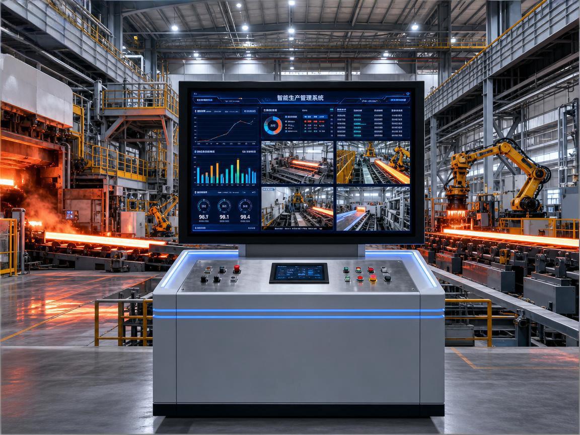 Launching an intelligent steel production management system, significantly improving production efficiency