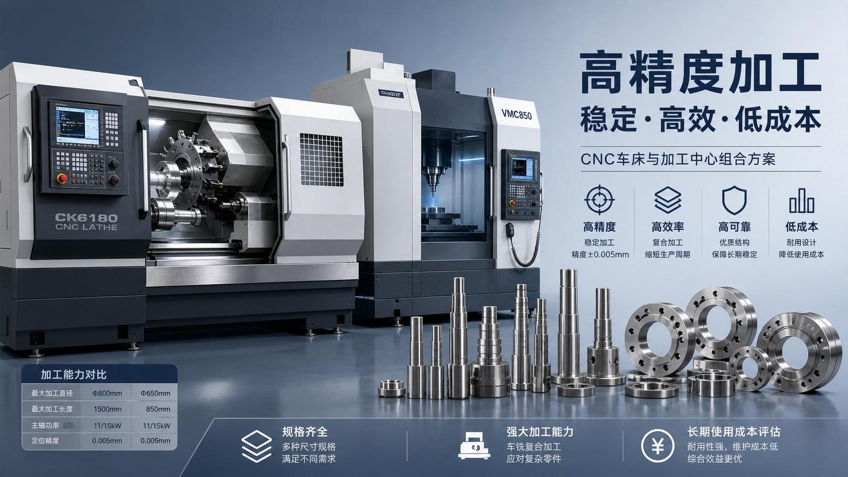 Guide d'achat des machines CNC et des tours : spécifications clés, capacité et coût total