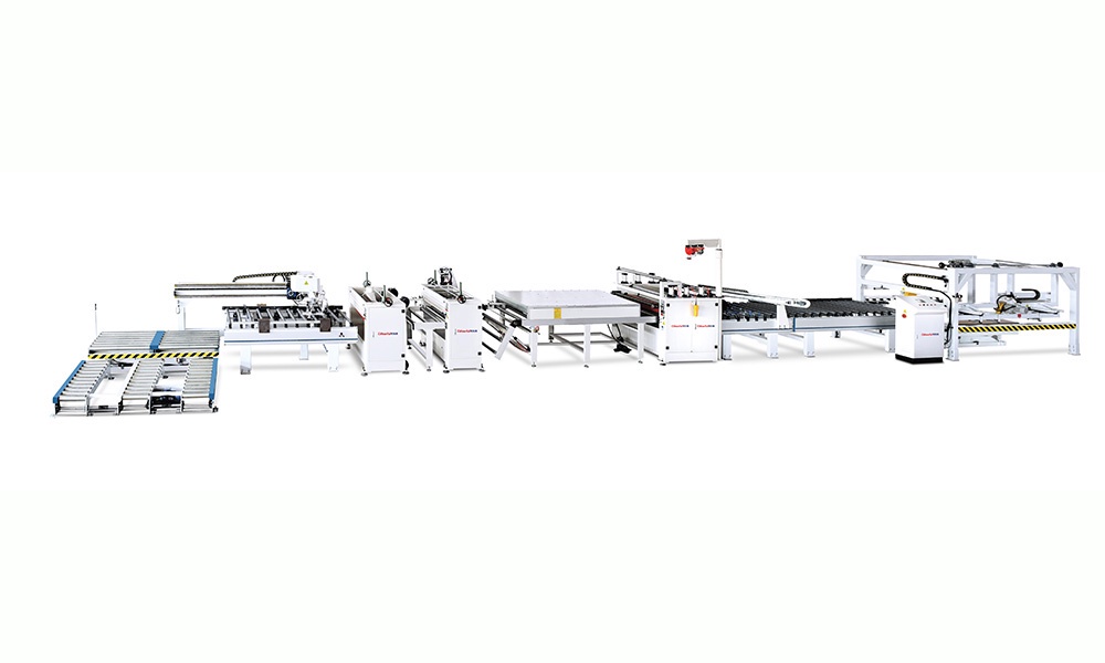 CLF-1300 Rolling glue plate laminating line