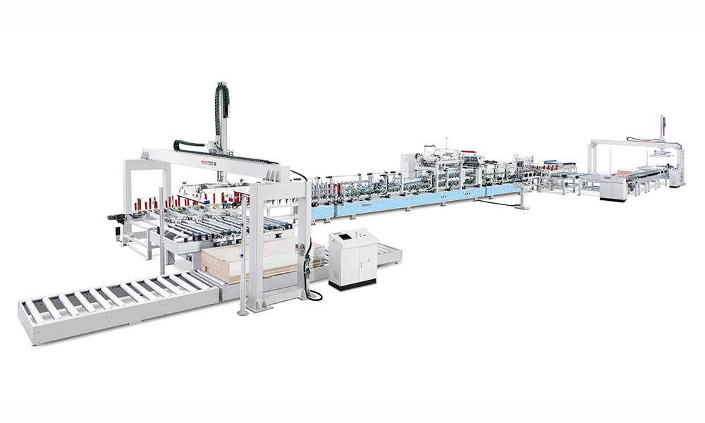CLF-350LM CNC vertical laminating production line
