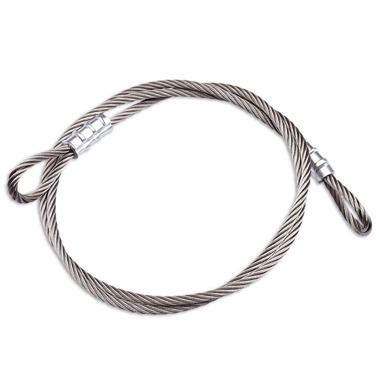 Câble en acier inoxydable 7x19 0.8-14mm utilisé pour l'industrie de la pêche