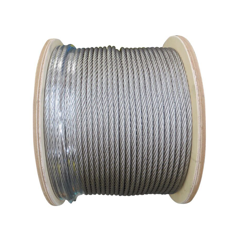 Câble en acier inoxydable 1x19 0.4-5.0mm utilisé pour l'entraînement de traction