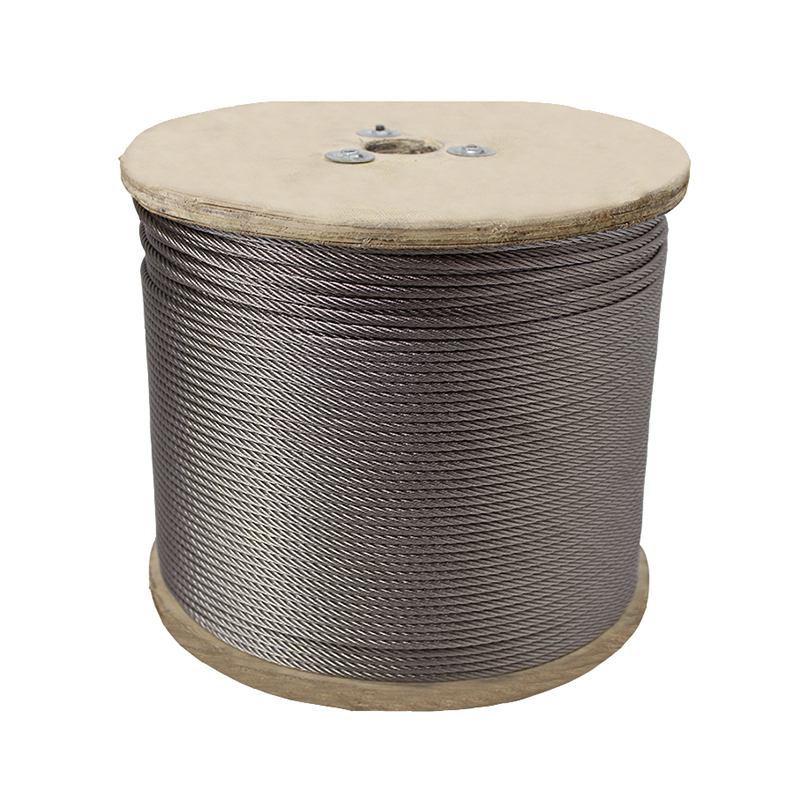 Câble en acier inoxydable 1x19 0.4-5.0mm utilisé pour l'entraînement de traction