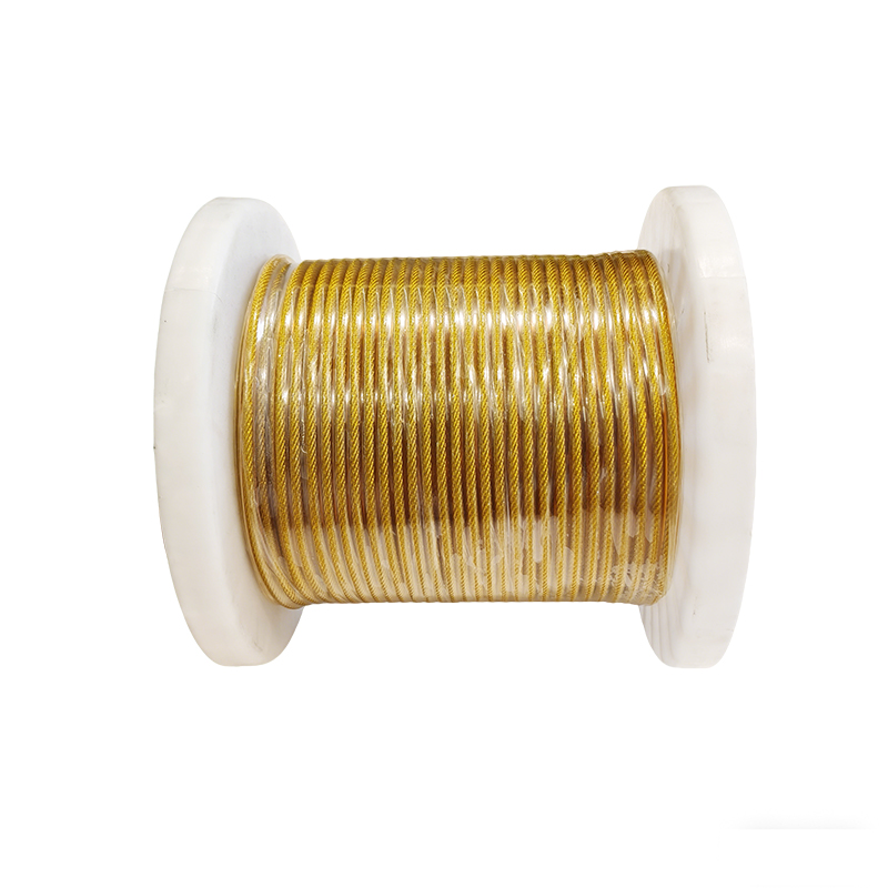 Câble en acier galvanisé revêtu de PVC 1-12mm Couleurs personnalisées