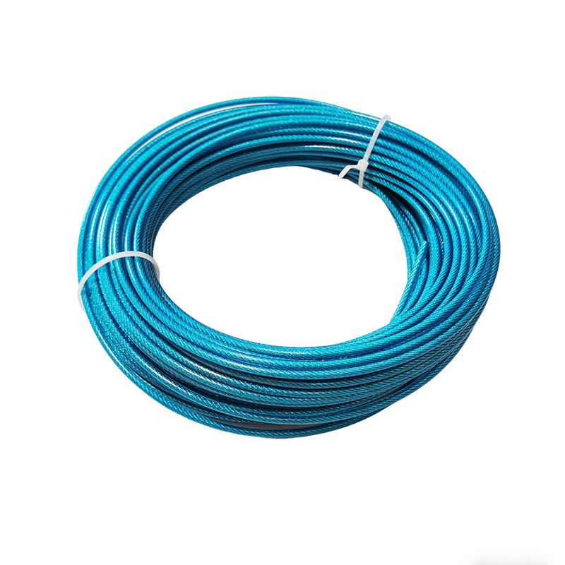 Câble en acier galvanisé revêtu de PVC 1-12mm Couleurs personnalisées