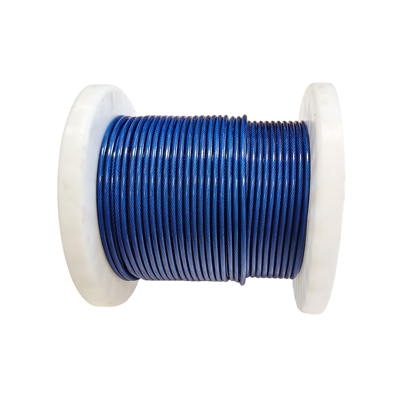 Câble en acier galvanisé revêtu de PVC 1-12mm Couleurs personnalisées