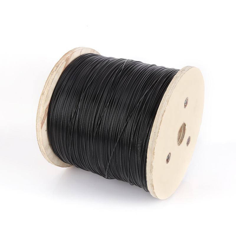 Câble métallique en acier galvanisé 7x19 revêtu de PU 5mm 6mm utilisé pour câble de salle de sport