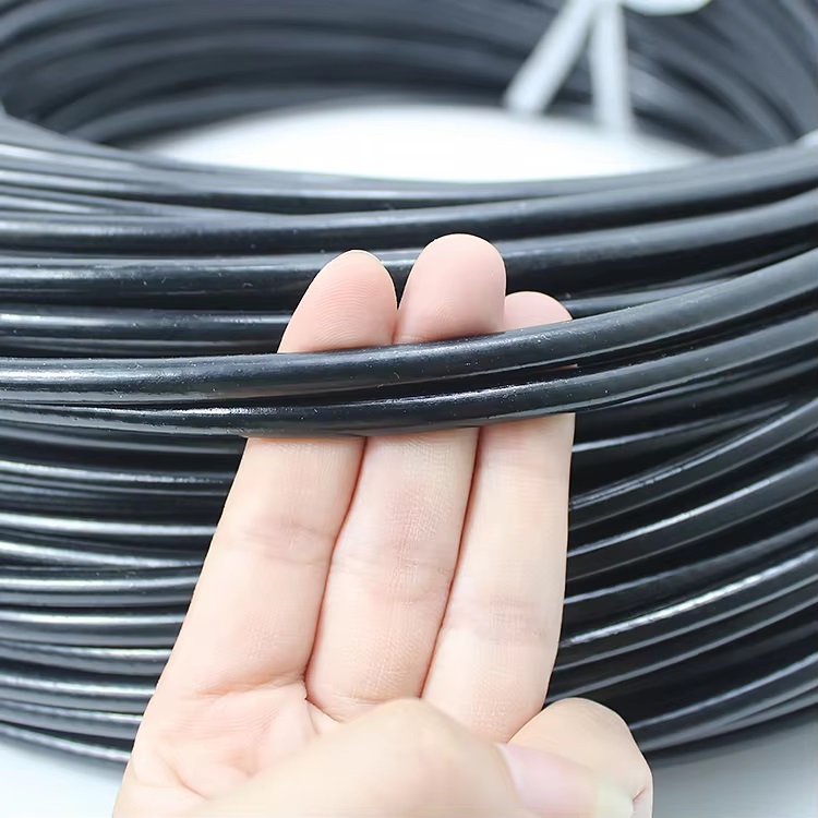 Câble métallique en acier galvanisé 7x19 revêtu de PU 5mm 6mm utilisé pour câble de salle de sport
