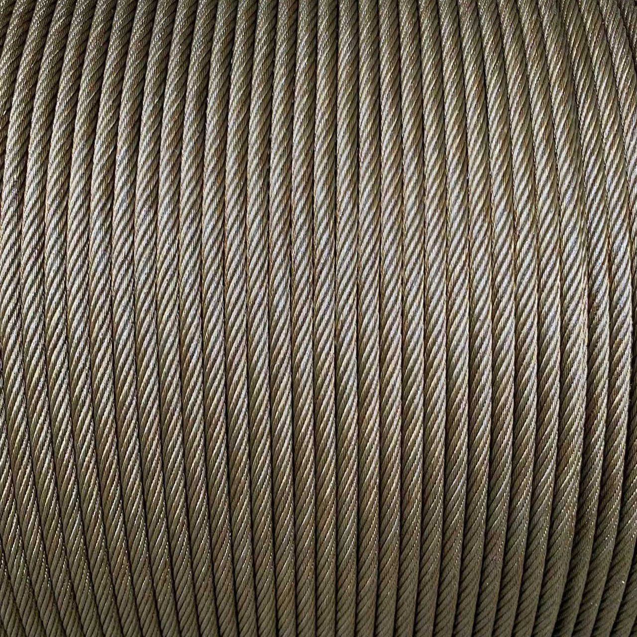 Câble métallique d'ascenseur 8x19S résistant à l'usure 6-22mm câble pour machine 