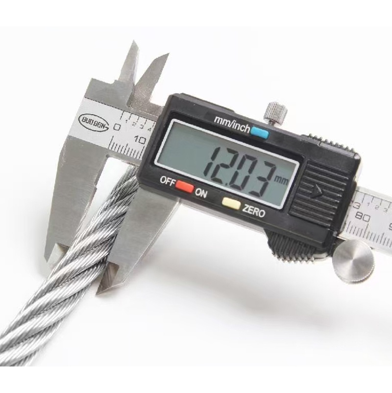 câble métallique galvanisé 7x19 3.0-12.0mm utilisé pour les Grues 